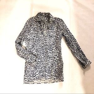 Vintage printed button-down